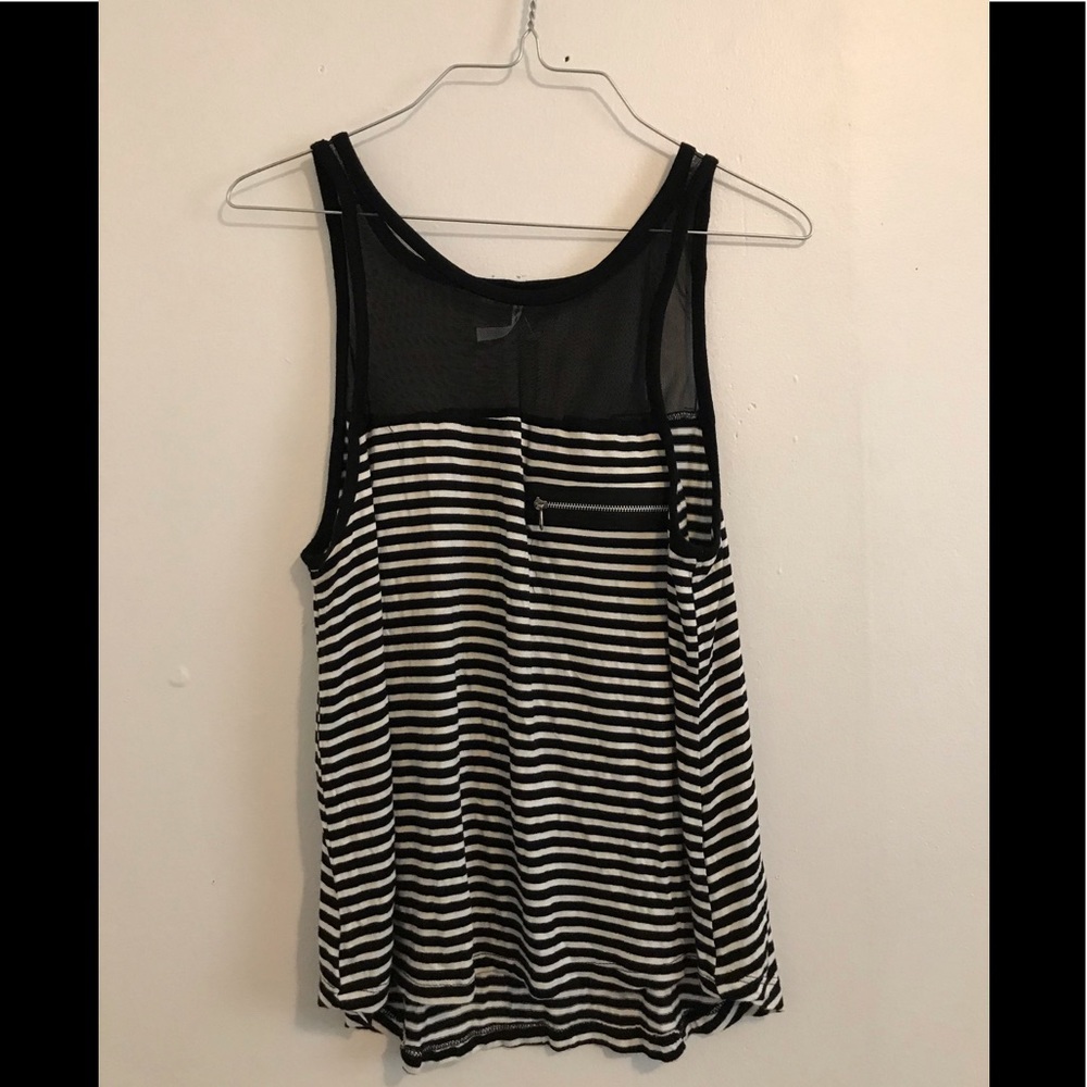 Black and White Tank Top